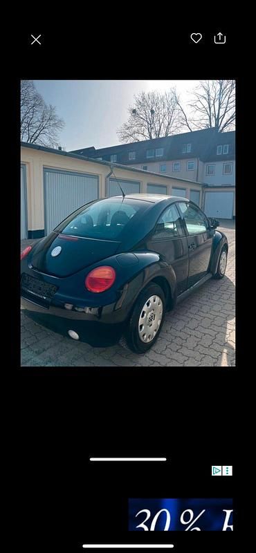 Gebraucht VW Beetle 116 PS (85 kW) 2002 Schwarz Kleinwagen