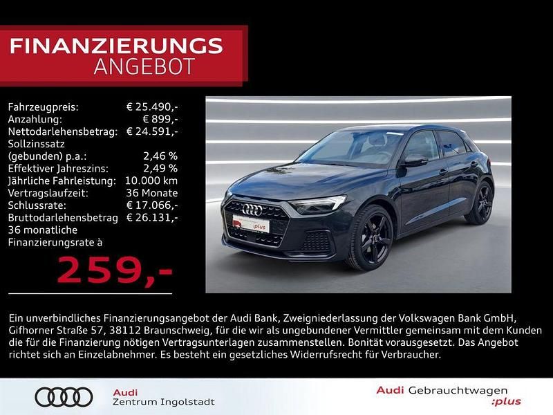 Manhattangrau metallic Gebraucht 2025 Audi A1 Sportback Advanced Kleinwagen | 25.490 € (Fairer Preis) - Bild 1/3