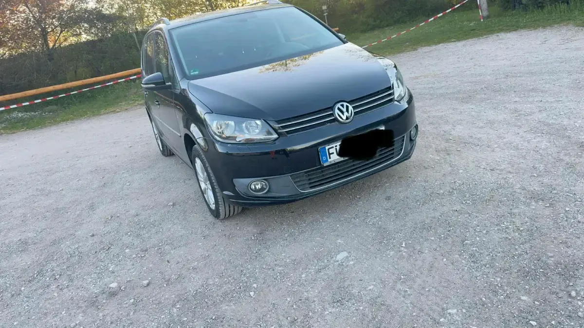 Gebraucht VW Touran 170 PS (125 kW) 2012 Schwarz Van / Kleinbus