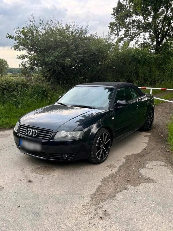 Schwarz Gebraucht 2005 Audi A4 Cabriolet S-Line Cabrio | 7.300 € (Teuer) - Bild 1/4