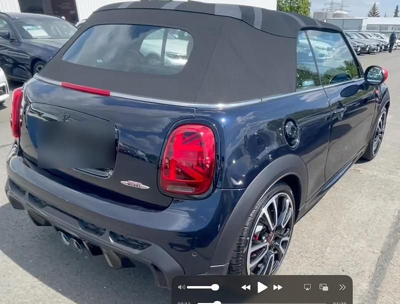 Schwarz Gebraucht 2021 Mini John Cooper Works Cabriolet Cabrio | 27.999 € (Superpreis) - Bild 1/4