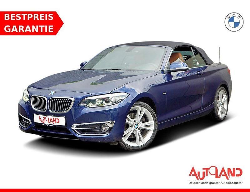 Schwarz Gebraucht 2018 BMW 220 Luxury Line Cabrio | 19.990 € (Guter Preis) - Bild 1/4
