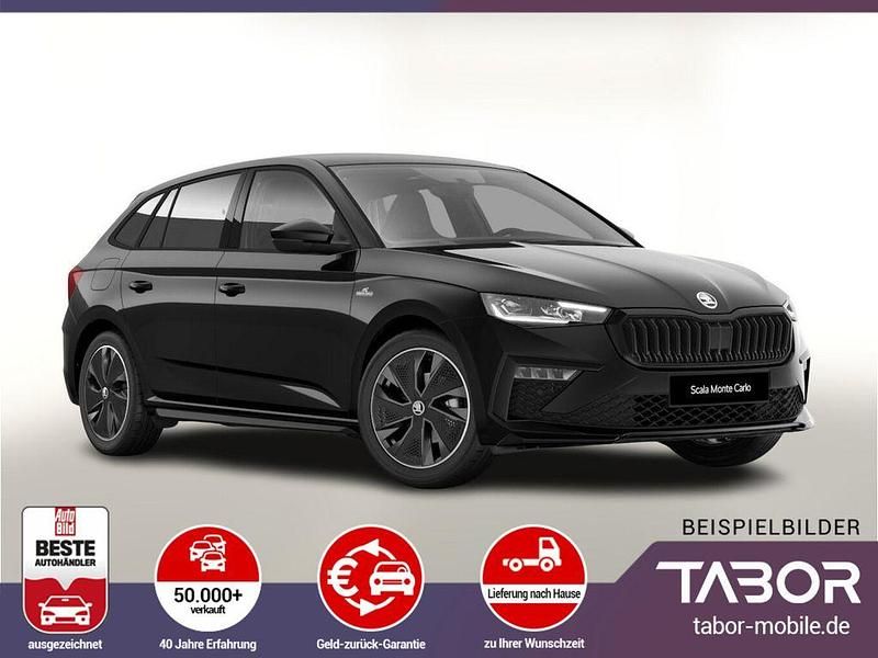 Schwarz (blackmagic perleffekt) Neu 2025 Skoda Scala Kleinwagen | 29.488 € (Fairer Preis) - Bild 1/4
