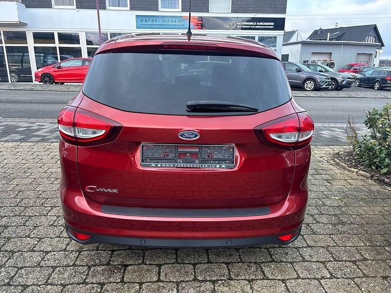 Gebraucht Ford C-MAX Titanium 120 PS (88 kW) 2015 Rot Van / Kleinbus