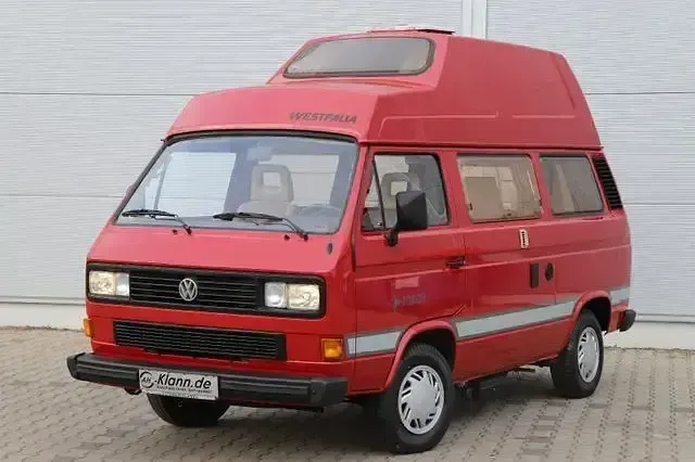Brugt VW T3 69 HK (50 kW) 1986 Rød Van