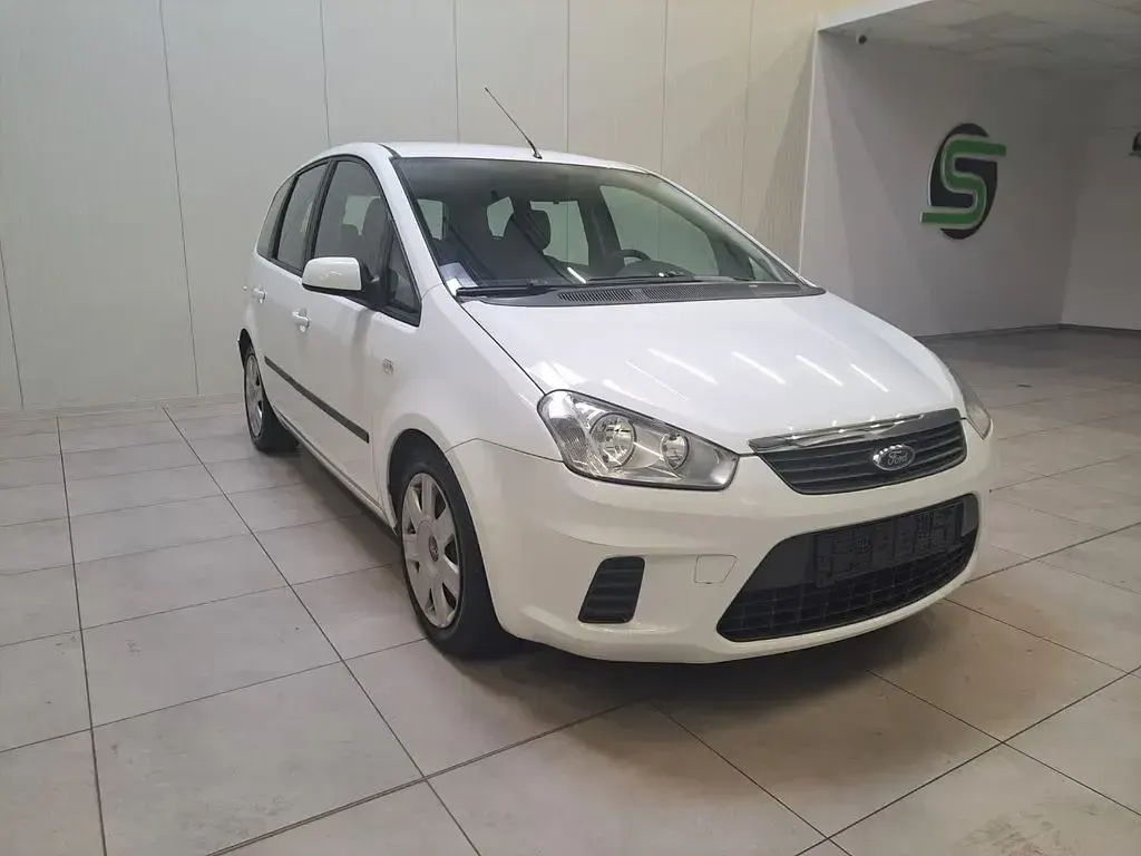 Gebraucht Ford C-MAX Style 109 PS (80 kW) 2008 Weiß Van / Kleinbus