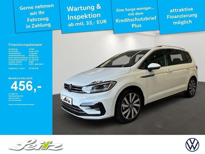 Weiß Gebraucht 2025 VW Touran Highline Van / Kleinbus | 43.148 € (Teuer) - Bild 1/3