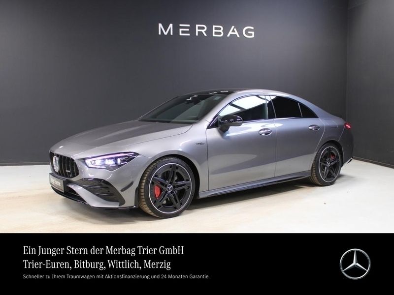 Metalliclack mountaingrau Gebraucht 2023 Mercedes CLA35 AMG AMG Coupé | 49.760 € (Fairer Preis) - Bild 1/4