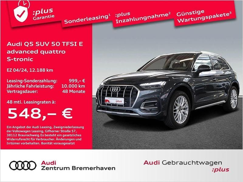 Manhattengrau Gebraucht 2024 Audi Q5 Advanced SUV | 49.850 € (Etwas zu teuer) - Bild 1/3