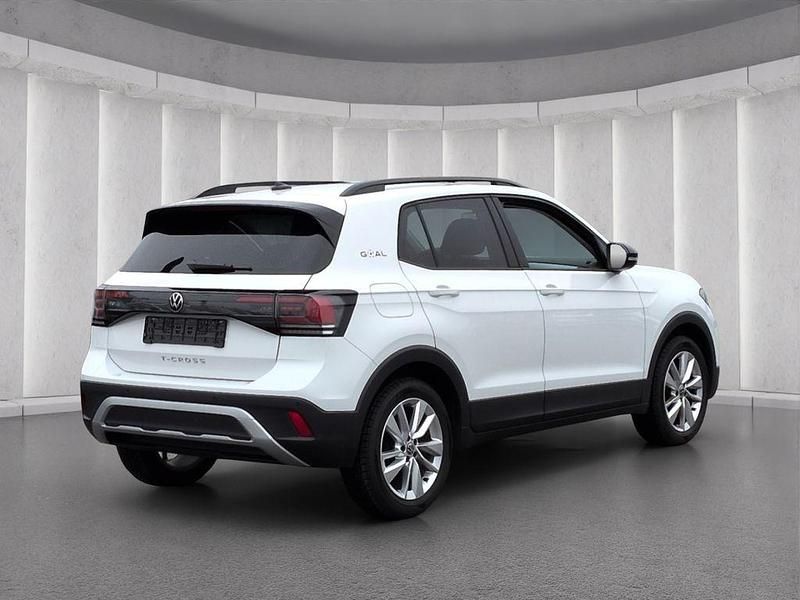 Gebraucht VW T-Cross Goal 95 PS (69 kW) 2025 Weiss SUV