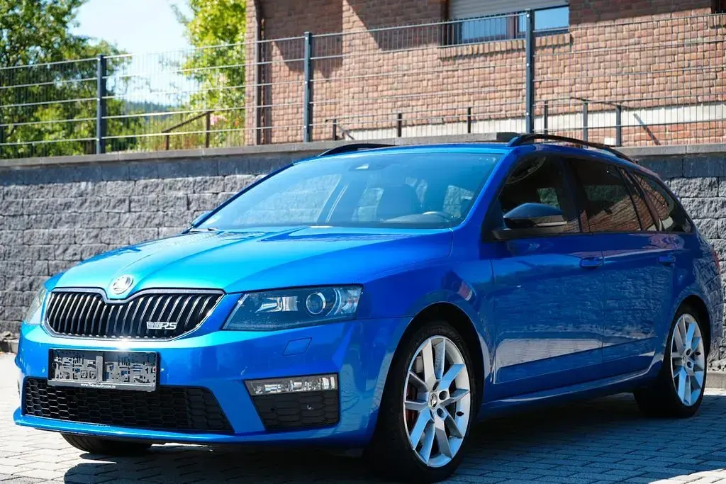 Gebraucht Skoda Octavia RS 184 PS (135 kW) 2015 Blau Kombi
