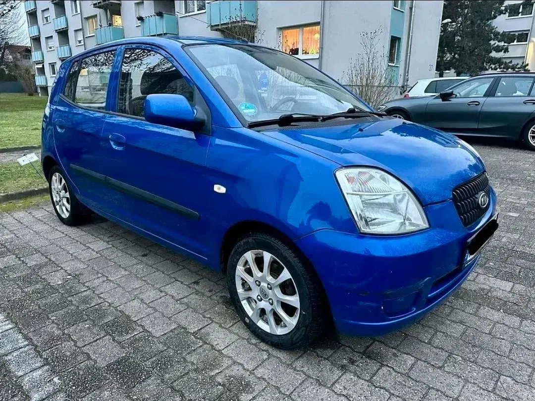 Gebraucht Kia Picanto 60 PS (44 kW) 2006 Blau Kleinwagen