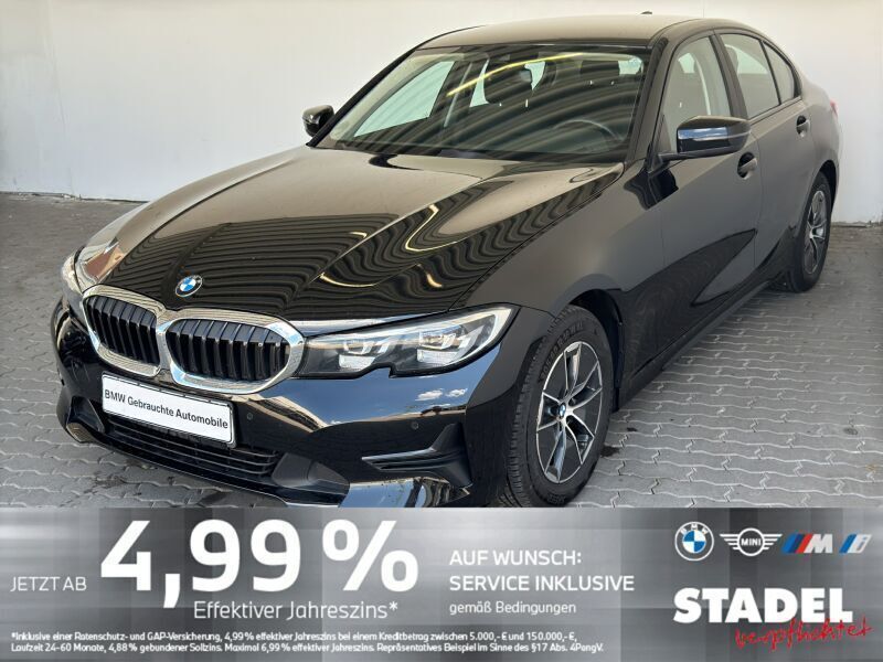Schwarz Gebraucht 2021 BMW 318 Advantage Limousine | 25.444 € (Etwas zu teuer) - Bild 1/4