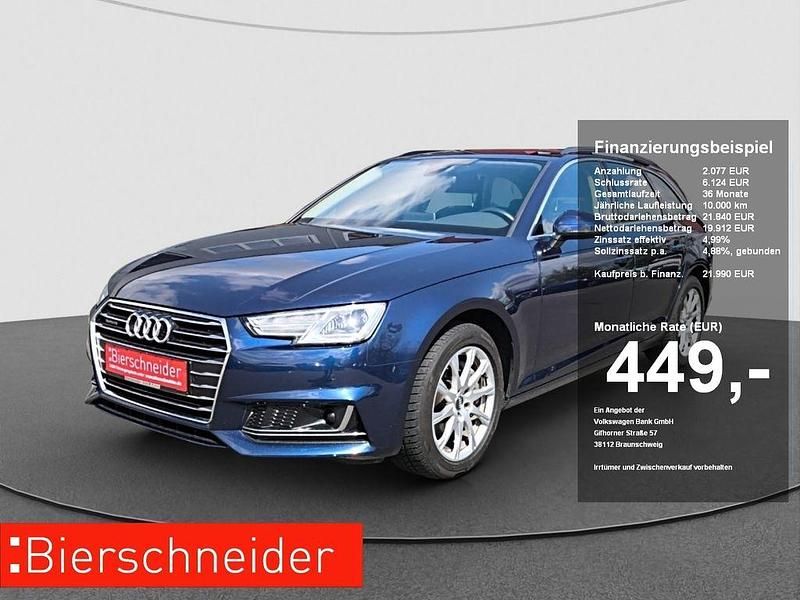 Second-hand Audi A4 Design 190 CP (139 kW) 2019 Albastru Break