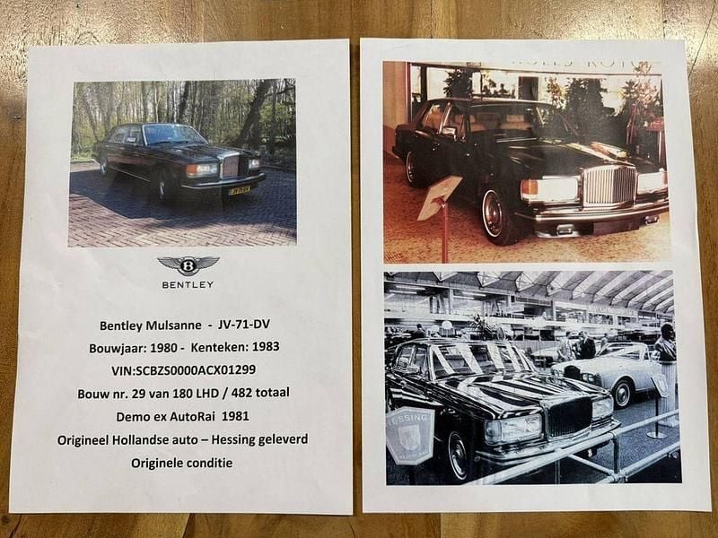 Gebraucht Bentley Mulsanne 203 PS (149 kW) 1983 Rot Limousine