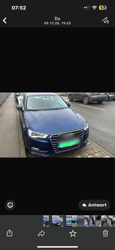 Blau Gebraucht 2014 Audi A3 Sport Kleinwagen | 10.500 € (Superpreis) - Bild 1/4