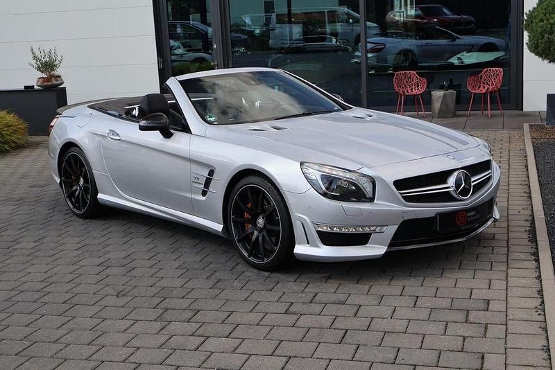 Gebraucht Mercedes SL63 AMG AMG 564 PS (414 kW) 2013 Silber Cabrio