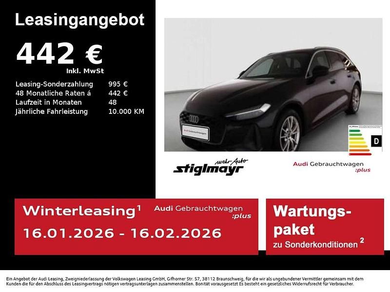 Mythosschwarz metallic Gebraucht 2025 Audi A5 Ambiente Kombi | 50.990 € - Bild 1/3