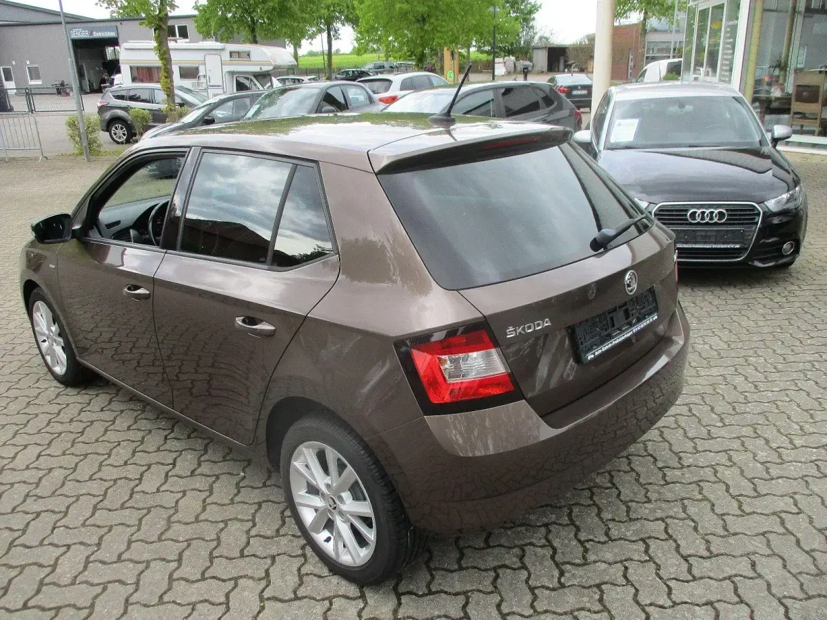Gebraucht Skoda Fabia Clever 75 PS (55 kW) 2018 Braun Kleinwagen