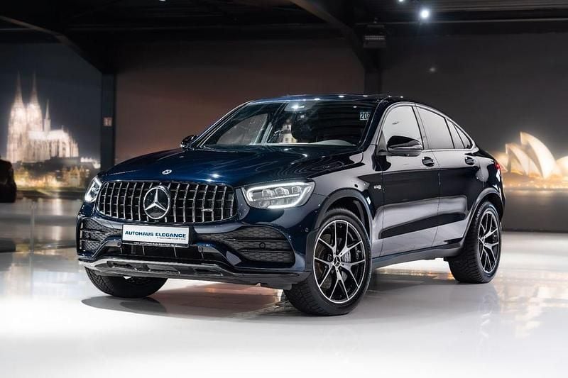 Blau Gebraucht 2021 Mercedes GLC43 AMG AMG Coupé | 57.980 € (Fairer Preis) - Bild 1/4