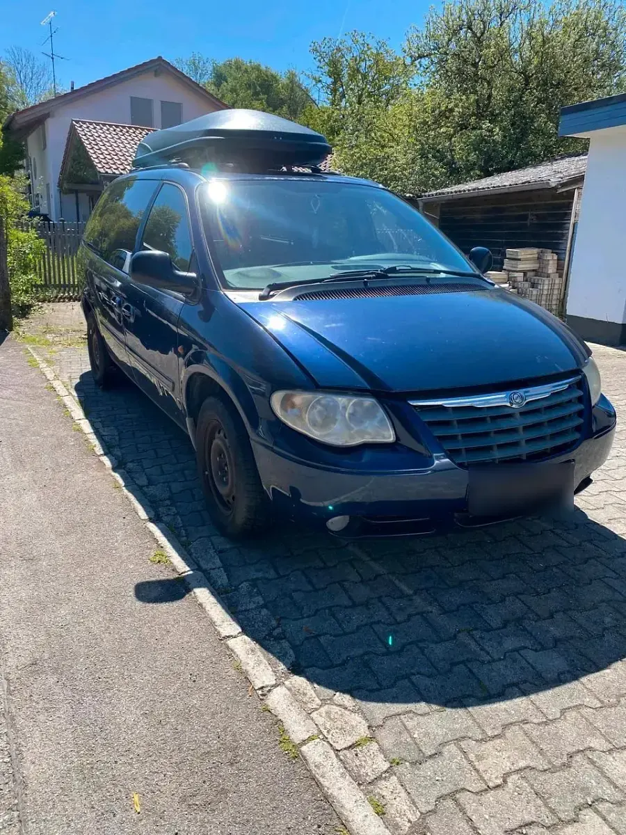 Gebraucht Chrysler Grand Voyager Limited 150 PS (110 kW) 2005 Blau Van / Kleinbus