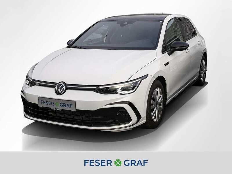 Pure white Gebraucht 2024 VW Golf VIII R-line Limousine | 28.440 € (Guter Preis) - Bild 1/4