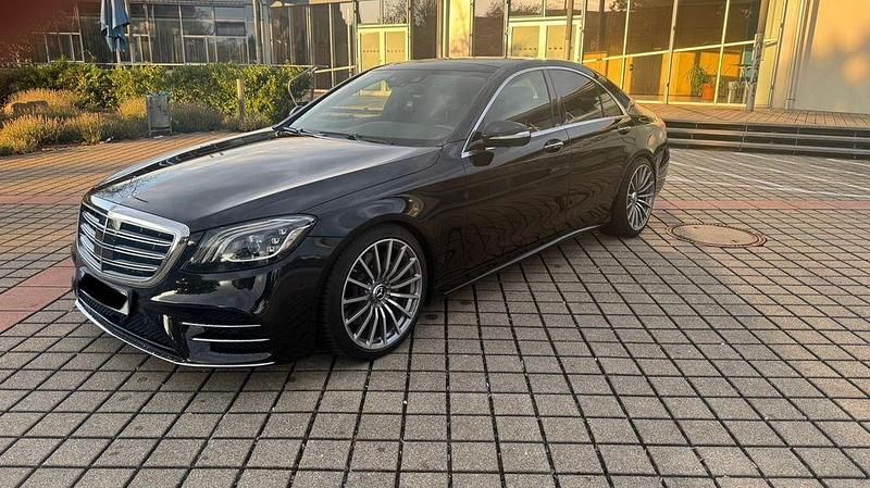 Schwarz Gebraucht 2019 Mercedes S350 AMG line Limousine | 32.500 € (Superpreis) - Bild 1/4