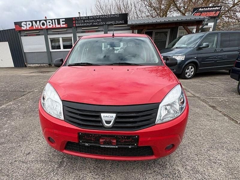 Gebraucht Dacia Sandero Basis 75 PS (55 kW) 2009 Rot Kleinwagen