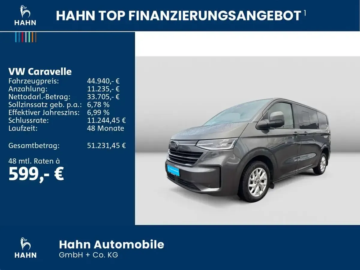 Gebraucht VW T7 Style 150 PS (110 kW) 2025 Graphite dust metallic Van