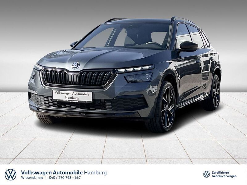 Quarzgrau metallic (metallic) Gebraucht 2021 Skoda Kamiq Monte Carlo SUV | 26.550 € (Fairer Preis) - Bild 1/4