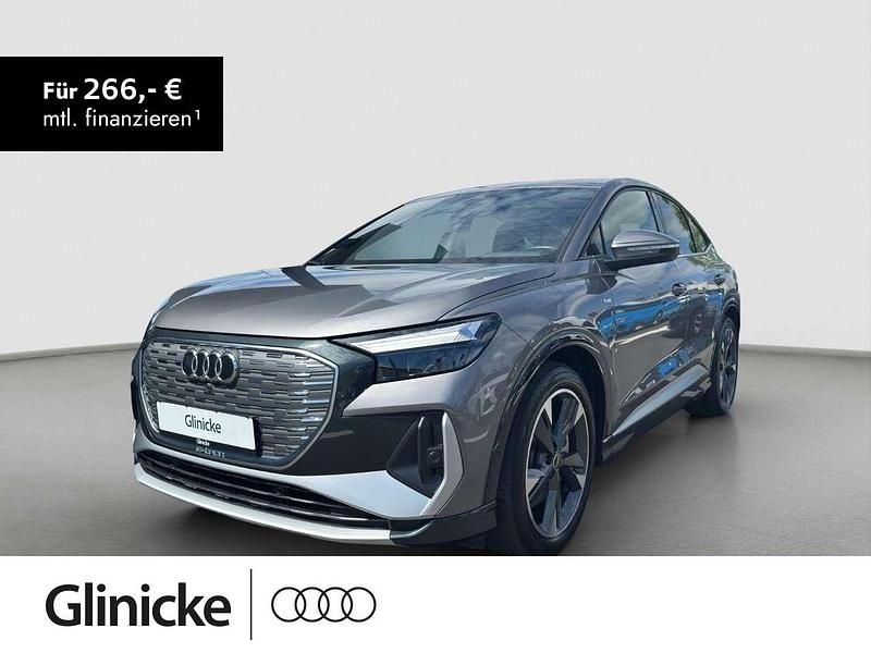 Grau Gebraucht 2023 Audi Q4 Sportback e-tron S-Line SUV | 32.970 € (Guter Preis) - Bild 1/1