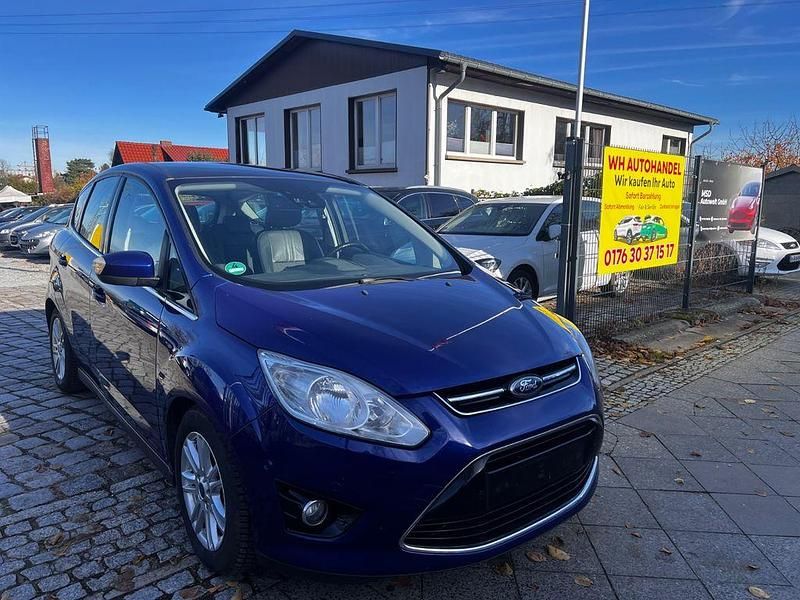 Blau Gebraucht 2014 Ford C-MAX Titanium Van / Kleinbus | 3.300 € - Bild 1/4