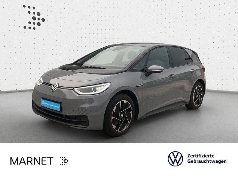 Mondsteingrau/schwarz Gebraucht 2021 VW ID.3 Pure Kleinwagen | 20.690 € (Fairer Preis) - Bild 1/3
