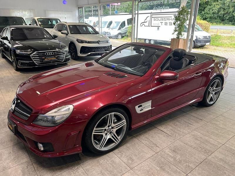 Rot Gebraucht 2008 Mercedes SL63 AMG AMG Cabrio | 18.990 € - Bild 1/4