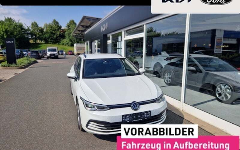 Pure white Gebraucht 2022 VW Golf VIII Life Kombi | 22.899 € (Fairer Preis) - Bild 1/4
