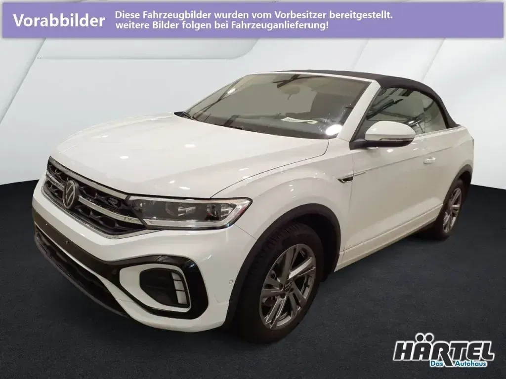 Gebraucht VW T-Roc Cabriolet R-line 150 PS (110 kW) 2025 Pure white, solid Cabrio