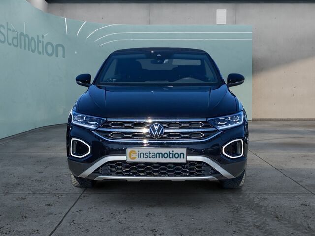 Schwarz Gebraucht 2024 VW T-Roc Cabriolet Style Cabrio | 32.400 € (Guter Preis) - Bild 1/2