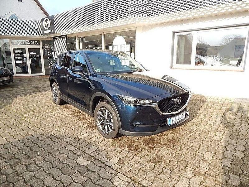 Blau Gebraucht 2021 Mazda CX-5 Exclusive-Line SUV | 23.890 € (Fairer Preis) - Bild 1/4