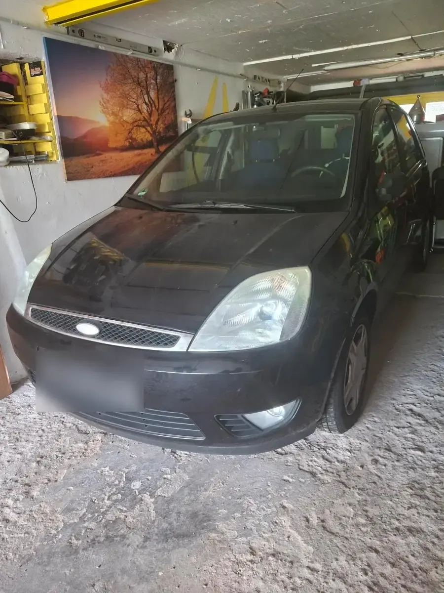 Gebraucht Ford Fiesta 2003 Schwarz Kleinwagen