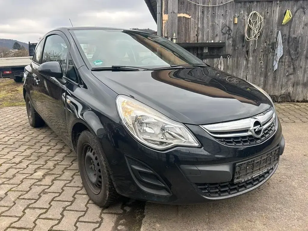Gebraucht Opel Corsa Edition 87 PS (63 kW) 2012 Schwarz Kleinwagen