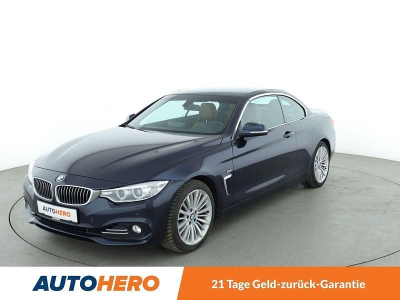 Blau Gebraucht 2016 BMW 420 Luxury Line Cabrio | 18.670 € (Guter Preis) - Bild 1/3