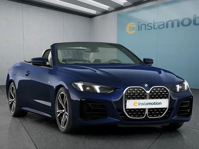 Neu BMW 420 184 PS (135 kW) 2026 Blau Cabrio