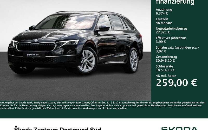 Schwarz Gebraucht 2024 Skoda Octavia Selection Kombi | 33.695 € (Fairer Preis) - Bild 1/4
