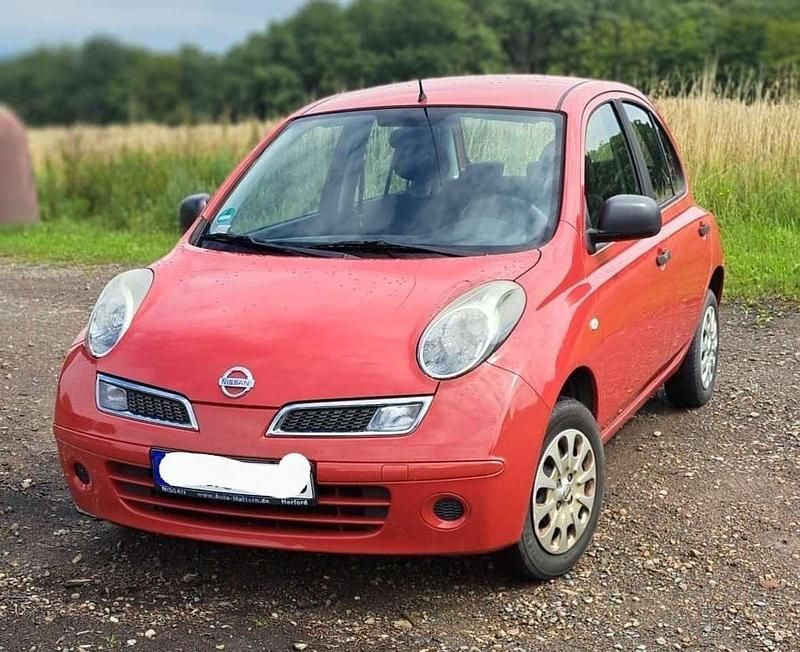 Rot Gebraucht 2009 Nissan Micra Visia Kleinwagen | 999 € (Guter Preis) - Bild 1/4