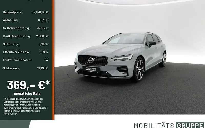 Używany Volvo V60 Plus 197 KM (144 kW) 2024 Szary Kombi