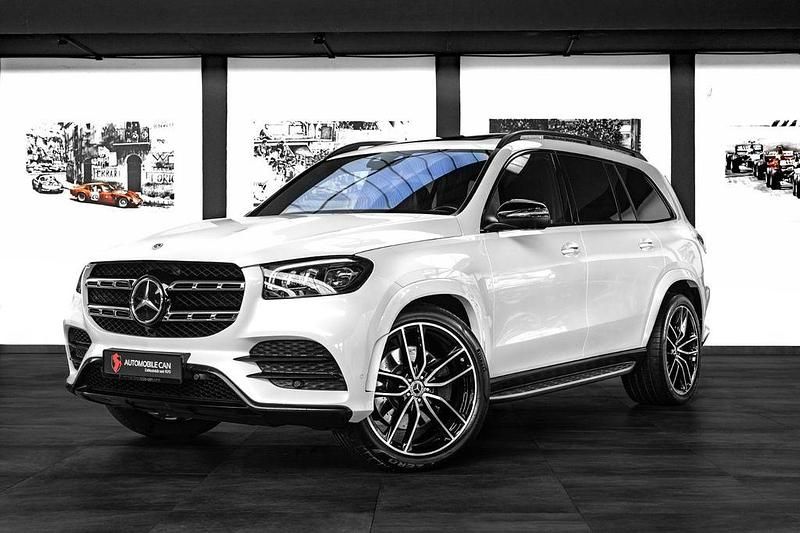 Manufaktur diamantweiss bright Gebraucht 2020 Mercedes GLS400 AMG line SUV | 78.900 € (Teuer) - Bild 1/4