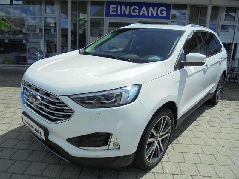 Weiß Gebraucht 2020 Ford Edge Titanium SUV | 21.990 € (Guter Preis) - Bild 1/4