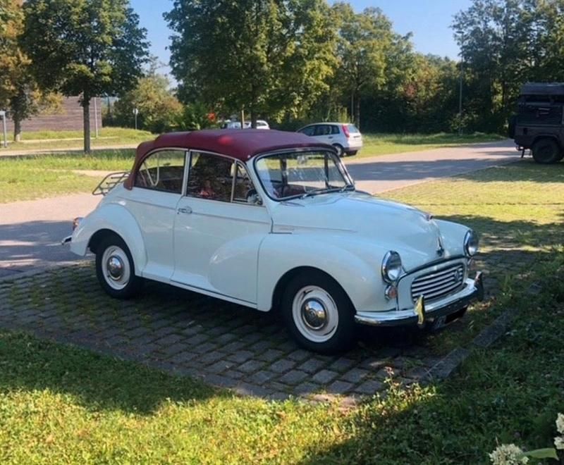 Weiß Gebraucht 1966 Morris Minor Cabrio | 14.500 € - Bild 1/4