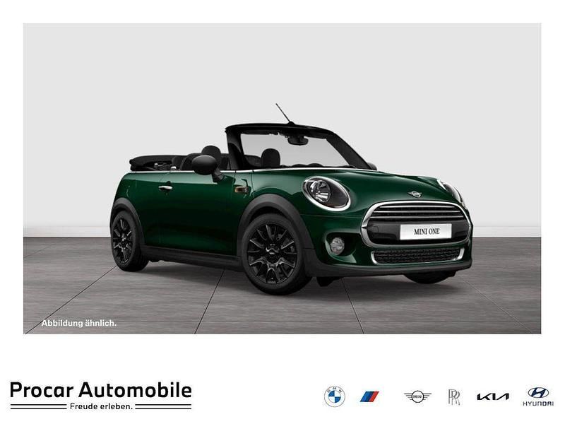 British racing green Gebraucht 2018 Mini One Cabriolet Cabrio | 15.990 € (Fairer Preis) - Bild 1/4