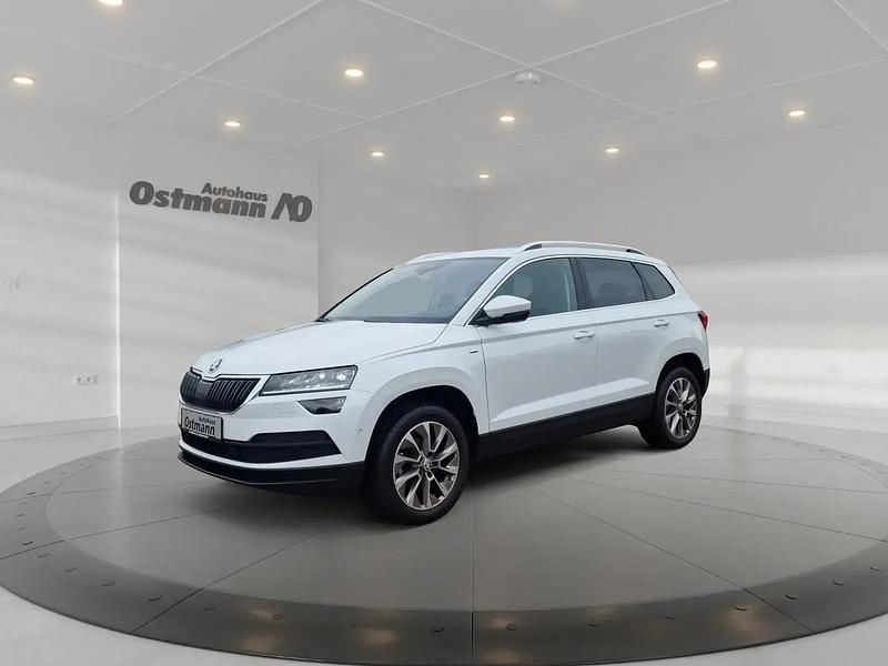 Weiß Gebraucht 2021 Skoda Karoq Clever SUV | 28.659 € (Fairer Preis) - Bild 1/4